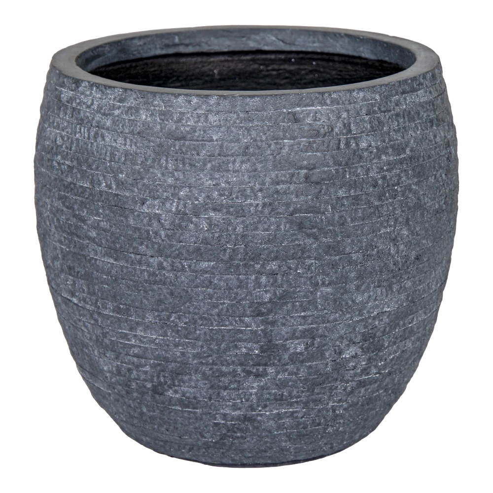 Bloempot Utah Bullet - D32 X H28.5 - Donkergrijs 3 Bloempot Utah Bullet - D32 X H28.5 - Donkergrijs