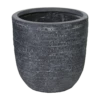 Bloempot Utah Egg - D55 X H51cm - Donkergrijs -Tuinplantenwinkel utah egg pot graphite d55h51 bloempot 1 4
