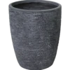 Bloempot Utah Egg High - D28 X H38cm - Donkergrijs -Tuinplantenwinkel utah egg pot high graphite d28h38 bloempot 1 4