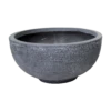 Plantenschaal Utah - D44 X H21cm - Donkergrijs -Tuinplantenwinkel utah round bowl graphite d44h21 schaal 1 4