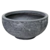 Plantenschaal Utah - D55 X H27cm - Donkergrijs -Tuinplantenwinkel utah round bowl graphite d55h27 schaal 1 4