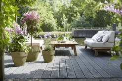 Bloempot Elho Vibia Campana Rond 40cm - Saliegroen -Tuinplantenwinkel vibia campana saliegroen bloempot 4 6