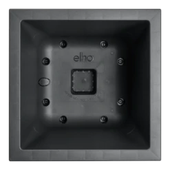 Elho Vivo Next Vierkant Wielen 30cm - Living Black -Tuinplantenwinkel vivo next vierkant wielen 30cm living black 3 1